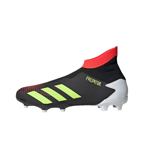 Adidas Predator 20,3 FG Твердый Грунт Естественная Трава Устойчивые к Потере Износа Футбольные Бутсы Мужские Черный Розовый