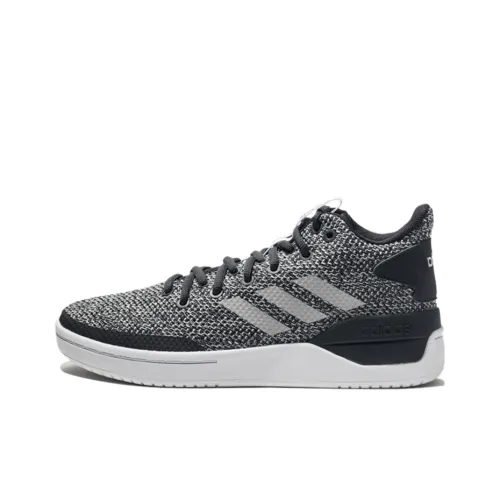 ADIDAS NEO Bball80s Устойчивый к истиранию Низкий Топ Винтажные Баскетбольные Кроссовки Женские Черный Белый Серый