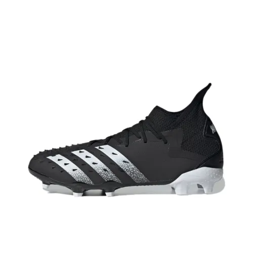 Adidas Predator Freak.2 FG Твердый грунт Природная трава Противоскользящие амортизаторы Футбольные бутсы Унисекс Черный белый