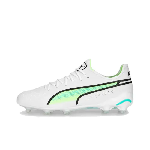 PUMA KING ULTIMATE FG AG KING ULTIMATE FG AG Футбольные бутсы Женские Белый Зеленый Черный