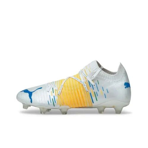 PUMA Neymar Jr FUTURE Z 1,1 FG Твердое покрытие Естественная трава Футбольные бутсы Унисекс Желтый Белый Синий