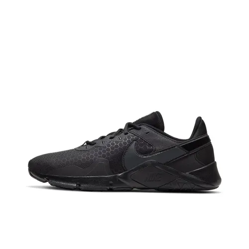 Nike Legend Essential Slip-Resistant Abrasion-Resistant Low-Top Training Shoes Men's Black Найк Легенд Эссеншл Антислип Резистентный Низкий Топ Тренировочные Кроссовки Мужские Черные