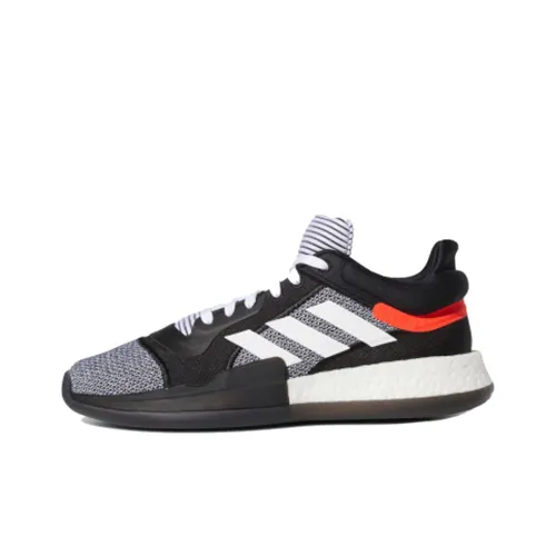 Adidas Marquee Boost Low Топ Винтажные Баскетбольные Кроссовки Мужские Серый Черный