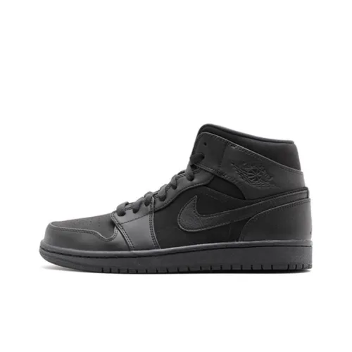 Jordan Air Jordan 1 Ретро MID Jeter Лазерный NYC Эксклюзив MID Топ Винтажные баскетбольные кроссовки Мужской Черный