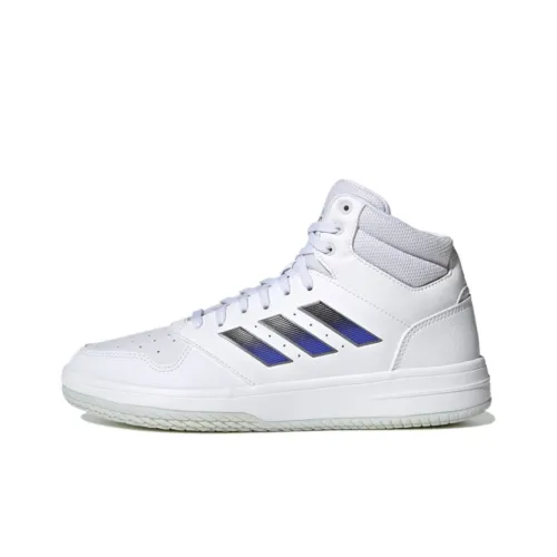 Adidas Gametalker Abrasion Resistant MID Топ Винтажные Баскетбольные Кроссовки Мужские Белые
