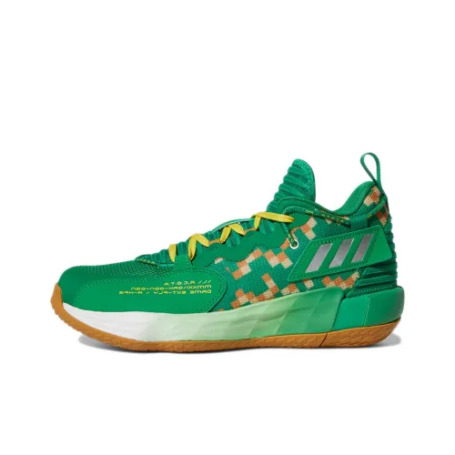 Adidas D Lillard 7 Винтажные баскетбольные кроссовки MID Топ Мужской