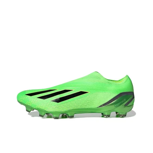 Adidas X Speedportal AG Искусственная трава Противоскользящие Устойчивые к истиранию Футбольные бутсы Мужские Неоновый зеленый
