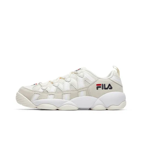 FILA Spaghetti Low Топ Винтажные Баскетбольные Кроссовки Женские Молочно-белые