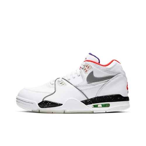 Nike Air Pilot 89 MID Топ Винтажные Баскетбольные Кроссовки Мужские Белые Лазерные