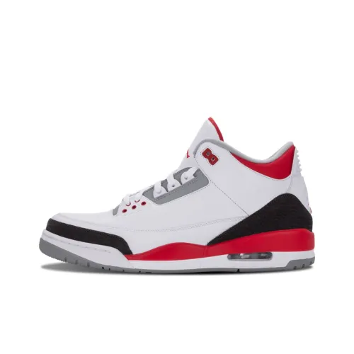 Jordan Air Jordan 3 Retro Fire Red MID Топ Винтажные Баскетбольные Кроссовки Мужские Fire Red Выпуск 2024