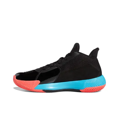 Adidas Court Vision 2 Court Vision 2,0 Противоскользящий MID Топ Винтажные баскетбольные кроссовки Мужской Черный синий розовый