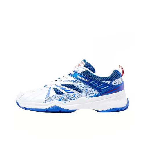 Kawasaki Бадминтонная обувь Низкий топ Белый Синий Унисекс