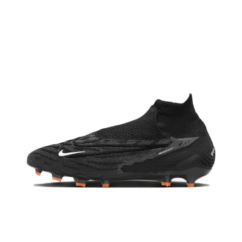 Nike Phantom GX FG Твердый грунт Природная трава Амортизация Противоскользящее покрытие Футбольные бутсы Мужской Черный