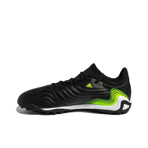 Adidas Copa Sense.3 TF Шипы Нижняя юбка Устойчивый к истиранию Футбольные бутсы Мужской Черный Зеленый