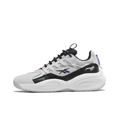 Reebok совместный бренд Solution MID Low Топ Винтажные баскетбольные кроссовки Унисекс Белый черный