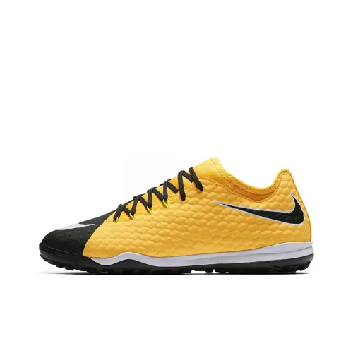 Nike TF Шипы Амортизаторы Slip-resistant Abrasion-resistant Футбольные бутсы Мужской Желтый Черный