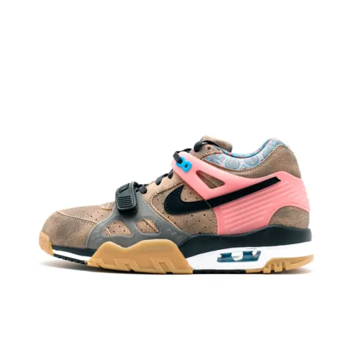 Nike Air Trainer 3 Супер Bowl 2015 Амортизация Противоскользящее покрытие Низкий топ Тренировочные кроссовки Мужской Умбра