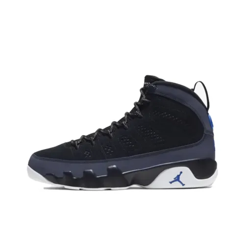 Jordan Air Jordan 9 Retro Non Slip Легкий Высокий Топ Винтажные Баскетбольные Кроссовки Мужские Гоночные Синий