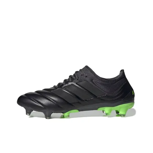 Adidas Copa FG Твердый Грунт Противоскользящие Футбольные Бутсы Унисекс Черный Зеленый