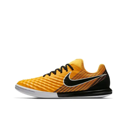 nike MagistaX Finale 2 IC IN Амортизаторы Shock Absorbers Противоскользящие Устойчивые к истиранию Футбольные бутсы Мужские Желтый Черный
