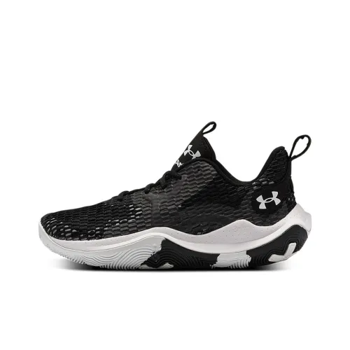 Under Armour Spawn 3 Винтажные баскетбольные кроссовки Low Топ Унисекс