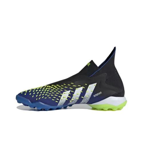 Adidas Predator Freak+ TF Шипы Дышащие Футбольные бутсы Мужские Черные Синие Белые