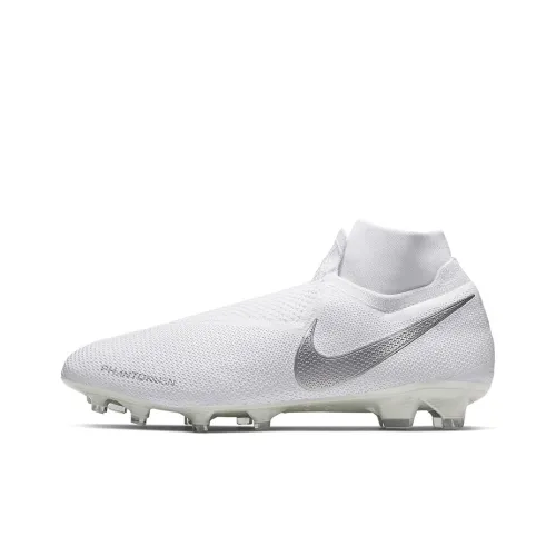 nike FG Твердый грунт Амортизаторы Shock Absorbers Противоскользящие Устойчивые к истиранию Футбольные бутсы Мужской Белый