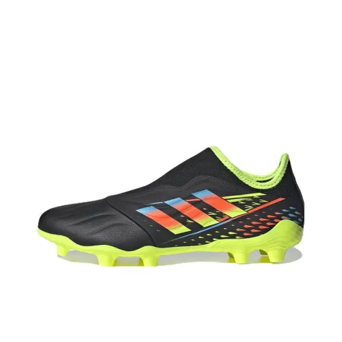 Adidas Copa Sense.3 Природная трава противоскользящие устойчивые к истиранию легкие футбольные бутсы унисекс черный зеленый