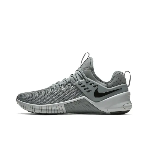 Nike Free Metcon Амортизаторы Шок Устойчивые к Сцеплению Устойчивые к Износу Низкий Топ Тренировочные Кроссовки Унисекс Серый