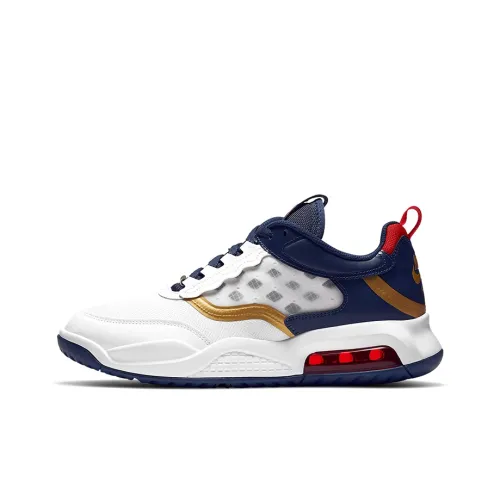 Джордан Maxin 200 Low Топ Тренировочные Кроссовки Мужские Синие Белые