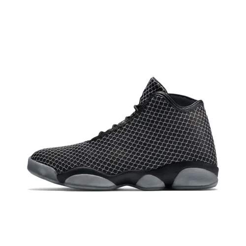 Jordan Horizon Амортизация Противоскользящий Легкий Высокий Топ Винтажные Баскетбольные Кроссовки Мужские Черный Белый