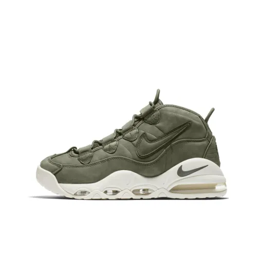 Nike Air Max Uptempo Urban Smoke MID Топ Винтажные баскетбольные кроссовки Унисекс Зеленый