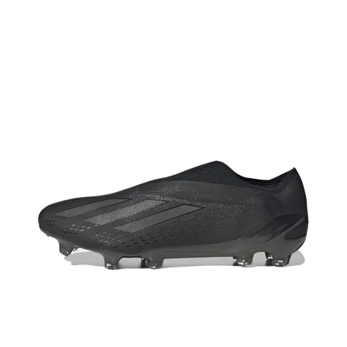 Adidas X Speedportal Slip-resistant Abrasion-resistant Lightweight Football Cleats Unisex Black Adidas X Speedportal Противоскользящие Устойчивые к истиранию Легкие футбольные бутсы Унисекс Черные