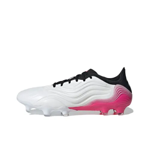 Adidas Copa Sense.1 FG Твердый Грунт Естественная Трава Устойчивые к Потере Износа Футбольные Бутсы Мужские Розовые Белые