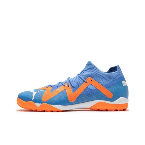 PUMA Future Match TT Шипы Искусственные Шипы Футбольные бутсы Мужские Синие Оранжевые