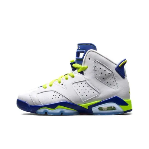 JORDAN Air Jordan 6 Винтажные баскетбольные кроссовки High Top Женские