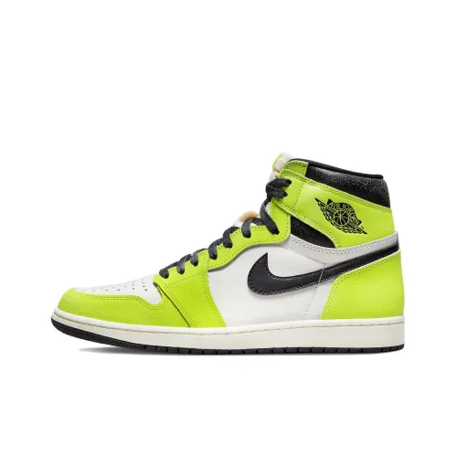 Jordan Air Jordan 1 Retro High OG 'Volt' High Top Винтажные баскетбольные кроссовки Унисекс Неоново-зеленый