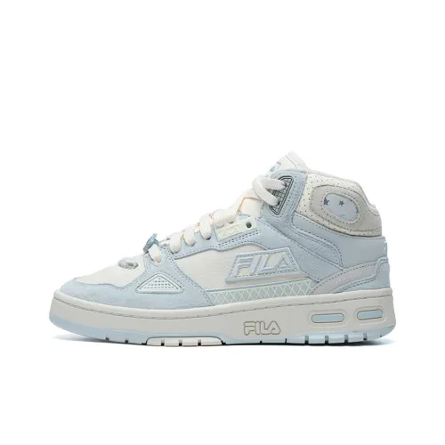 FILA FUSION Teratach MID Топ Винтажные Баскетбольные Кроссовки Женские Светло-Синий