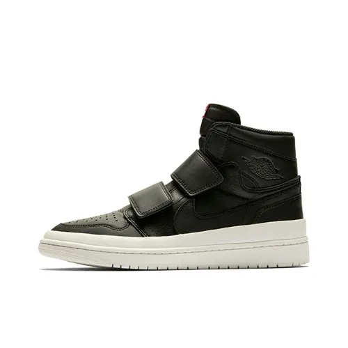 Jordan Air Jordan 1 RE HI Double STRP Anti-Slip Lightweight High Top Vintage Баскетбольные Кроссовки Мужские Черный Белый