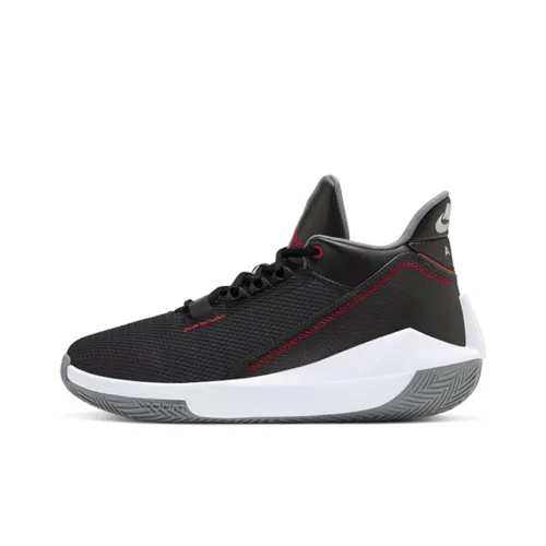 Джордан 2x3 pf Амортизаторы Shock Resistant MID Топ Винтажные баскетбольные кроссовки Мужской Черный Красный