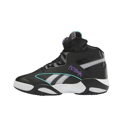 Reebok Shaq Attaq 'Blacktop' Высокие Топы Винтажные Баскетбольные Кроссовки Мужские Черно-Белые