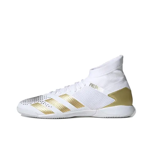 Adidas PREDATOR MUTATOR 20,3 IC IN Амортизаторы Slip-resistant Abrasion-resistant Футбольные бутсы Мужские Белые