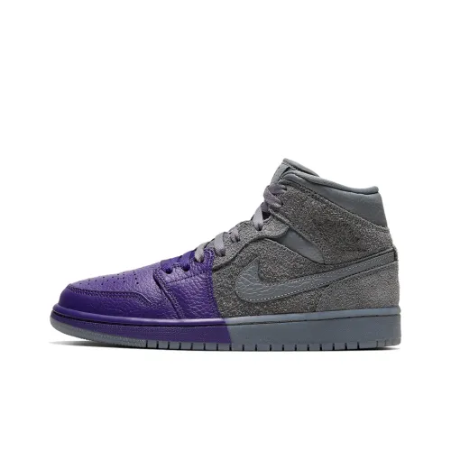 Jordan Air Jordan 1 Винтажные баскетбольные кроссовки MID Топ Женские