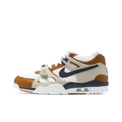 Nike Air Trainer 3 Medicine Шар Противоскользящий Легкий Низкий Топ Винтажные Баскетбольные Кроссовки Мужские Белый Коричневый