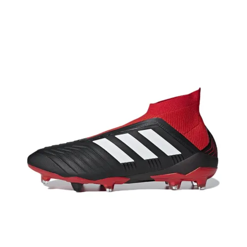 Adidas Predator 18+ Мужские футбольные бутсы устойчивые к истиранию черные и красные
