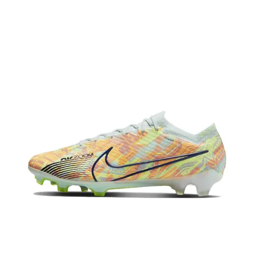 Nike ZOOM VAPOR 15 ELITE FG Твердый грунт Твердый грунт Нижняя юбка Устойчивый к истиранию Футбольные бутсы Мужской Зеленый желтый