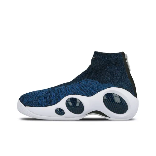 Nike Air Pilot Bonafide Military Style Синий Anti-Slip Легкий Высокий Топ Винтажные Баскетбольные Кроссовки Мужские Marine Blue