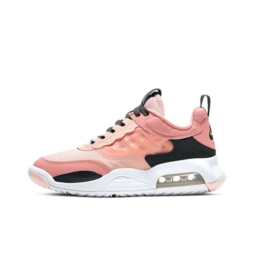 Джордан Maxin 200 Амортизаторы Slip-resistant Низкие Кроссовки для тренировок GS Черный Розовый