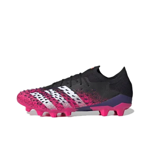 Adidas Predator Freak.1 Low Abrasion Resistant Мужские футбольные бутсы Черные Фиолетовые