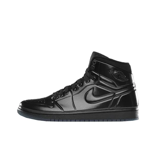 Jordan Air Jordan 1 Anodized Черный Высокий Топ Винтажные Баскетбольные Кроссовки Мужские Черные